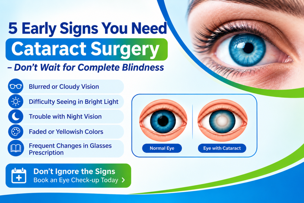 5 Early Signs You Need Cataract Surgery